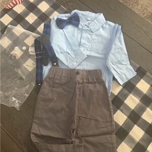 Infant boys 12-18 months 4 piece suit new in package.